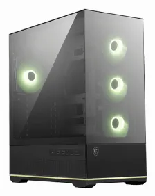 Gabinete Msi Mag Pano 110r Pz Midi Tower, Psu No, Vent. 1x 120 Mm, Negro